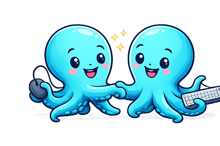 Oktopus Unterstützung
